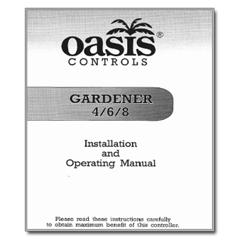 Oasis Gardener 4 6 8 Controller Manual