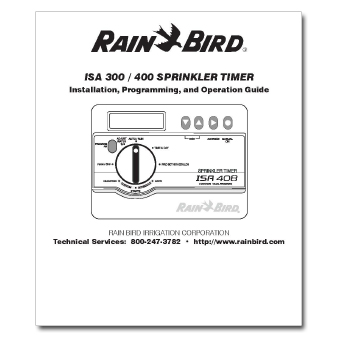 Rainbird ISA300 - 400 - The Watershed OFFICIAL CONTROLLER MANUALS LIBRARY