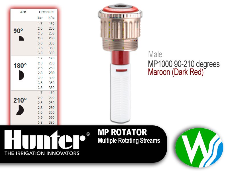 MP Rotator 1000 Male 90-210 degrees