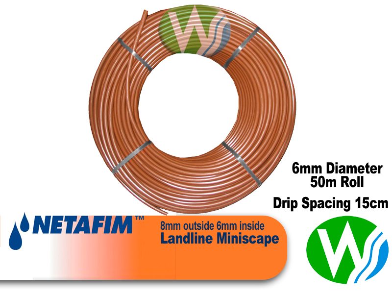 Netafim Landline Miniscape 15cm space 50m Roll